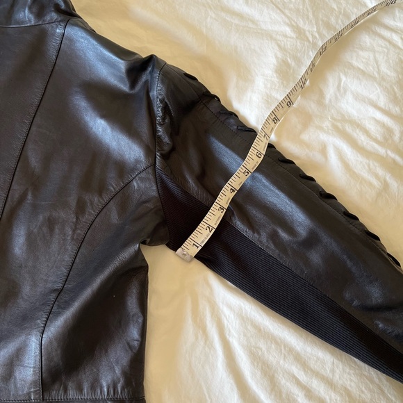 SKINGRAFT Fitted Soft Leather Jacket sz L - Picture 15 of 16